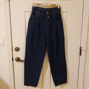 Zara Balloon dark denim size 6